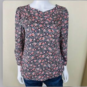 New Rebecca Taylor  Print Women's Top $295
